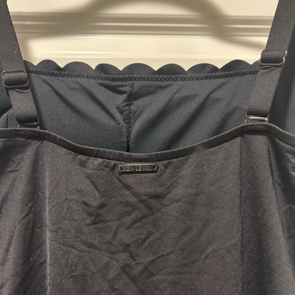 Sea Level Scallop Square Neck Bralette One Piece - Picture 8 of 10